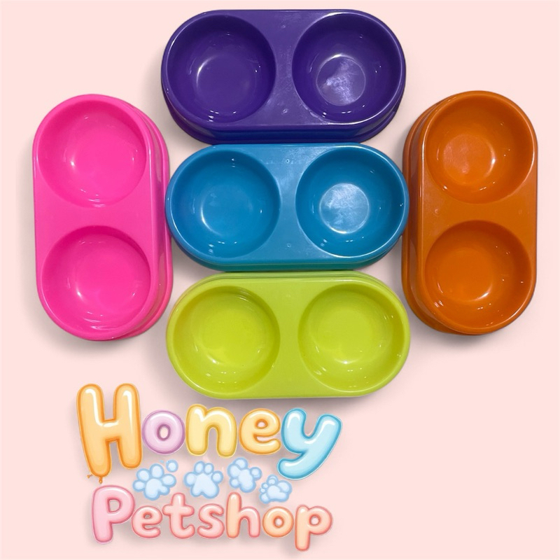 DOUBLE CAT FOOD CONTAINER