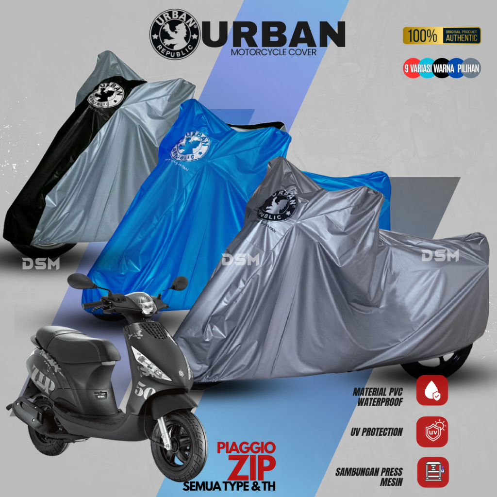 Piaggio ZIP Motorcycle Urban Cover กันน้ํา 100% / Piaggio ZIP อุปกรณ์มอเตอร์ไซค์ / DSM