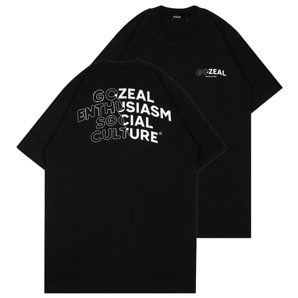 เสื้อยืด 24s แขนสั้น Distro Unisex Regular Fit Social Culture