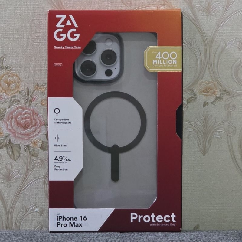 Zagg iPhone 16 Pro Max Smoky Snap Case ซีลใหม่ดั้งเดิม