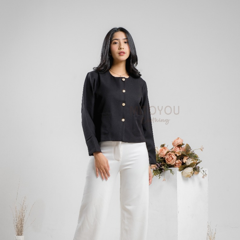 KEMEJA [Mitoyou] - Hana Outer - Casual/Semi-Formal/Formal Long Sleeve Outer/Shirt