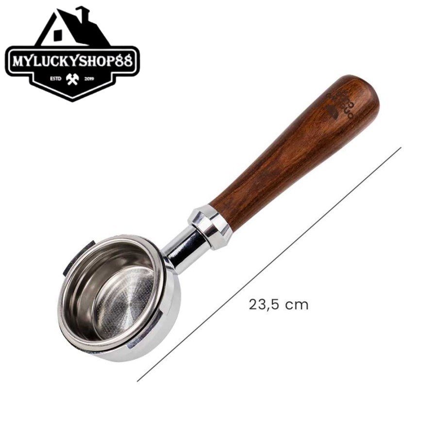 One Two Cups Bottomless Naked Portafilter 58mm Coffee Tool - E61 Porta