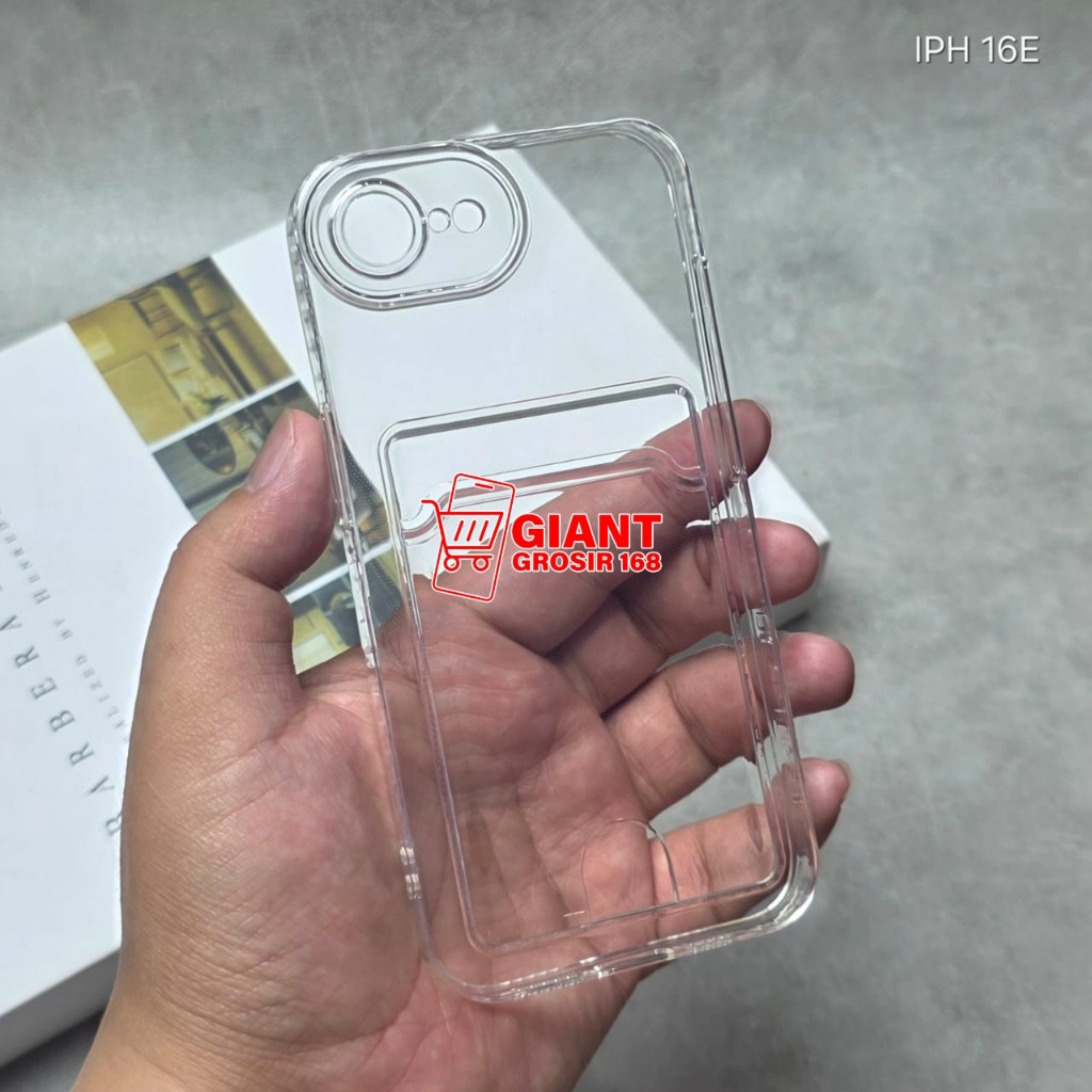 IPhone 16E Clear Card Slot Clear Card Case iPhone 16E