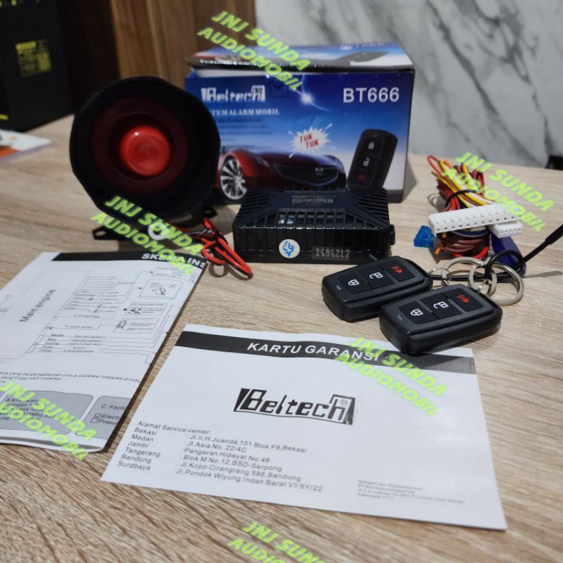 Beltech bt 666 car Alarm เสียง toa เสียงตุ๊กๆ