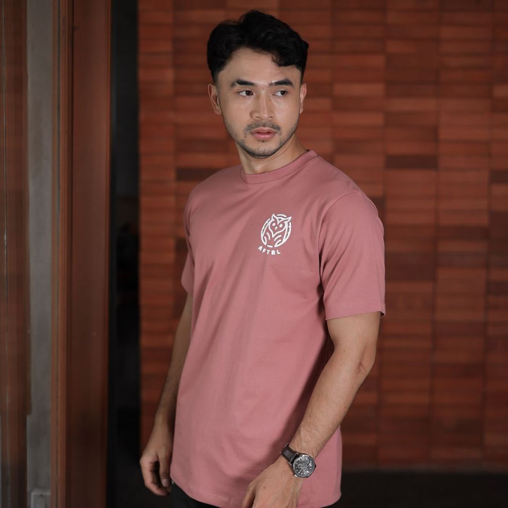 เสื้อยืดผู้ชาย AFTERLIFE Moonlite - สี Dusty Pink