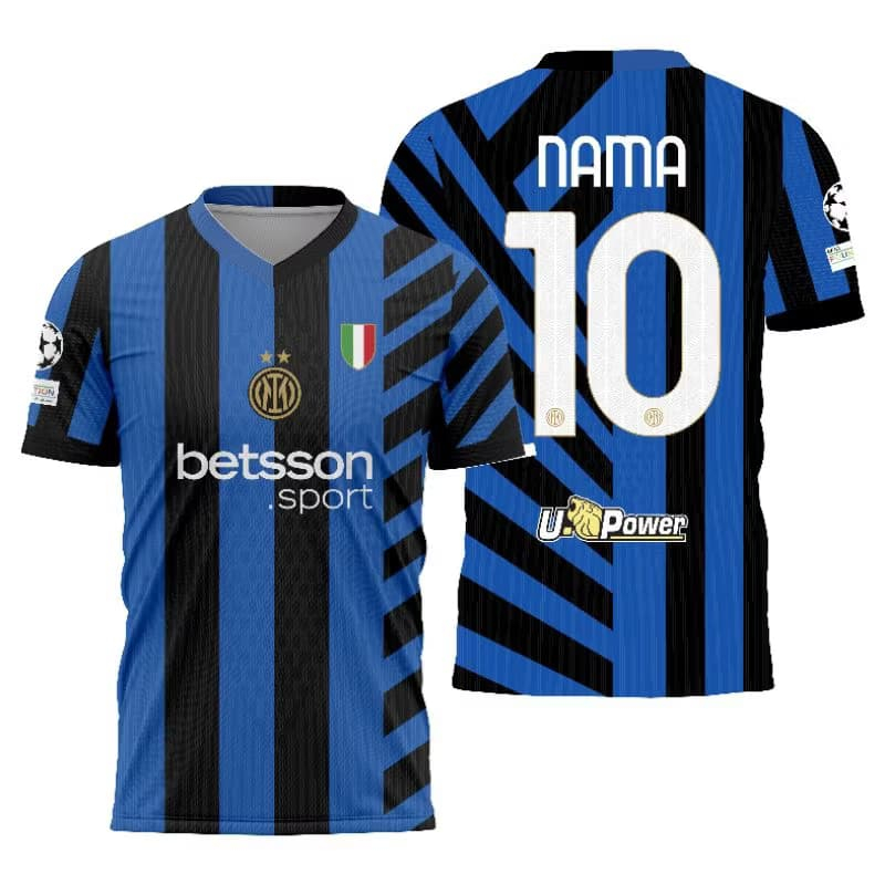 JERSEY 1NT3R HOME 2024 2025 ชื่อและหมายเลขด้านหลังฟรี