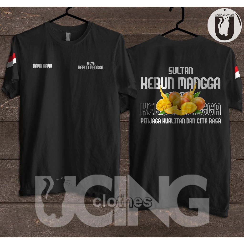 เสื้อยืด Sulltan Mango Farmer ฟรี Mango Garden Name Distro เสื้อยืด