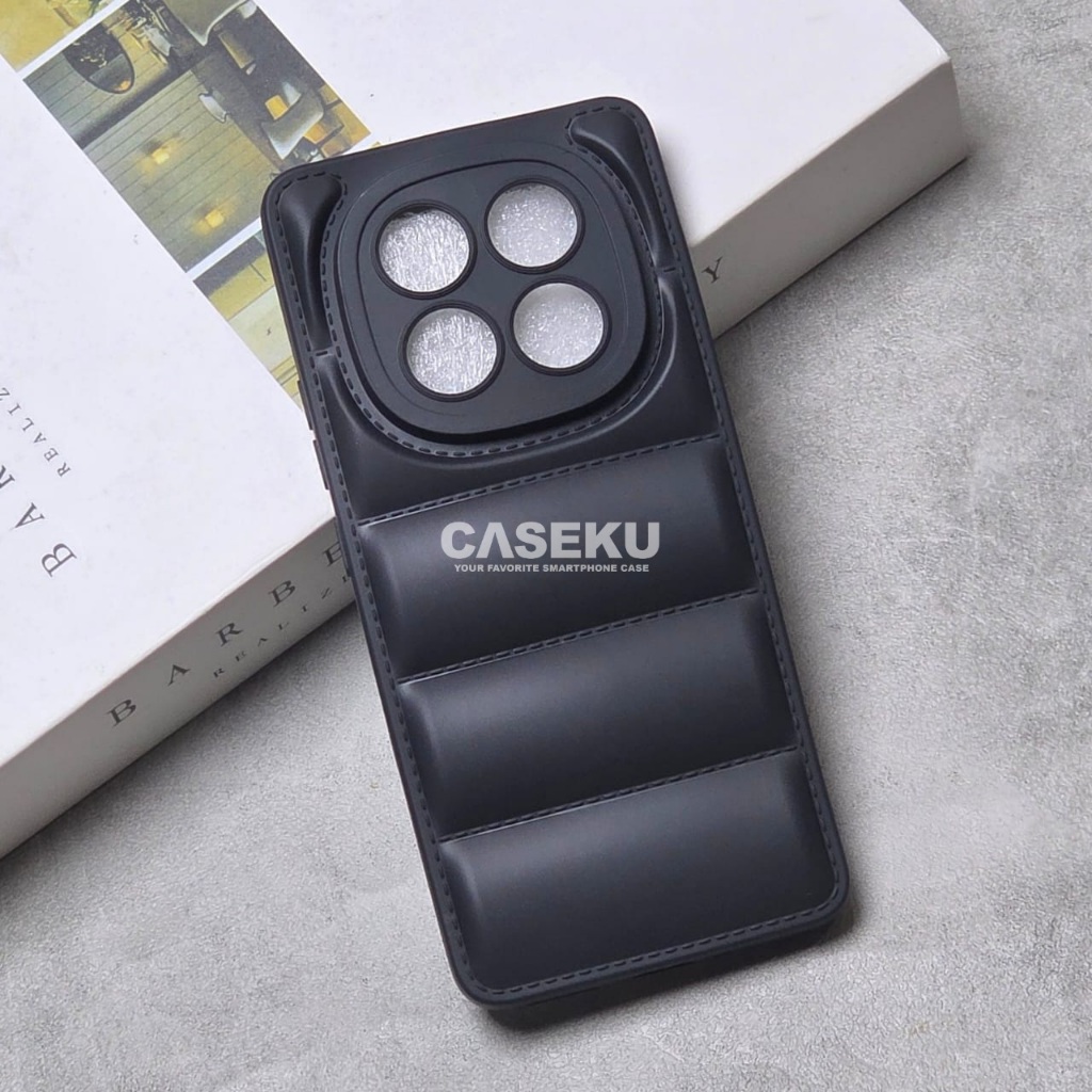 Poco X7 5G Case Pillow Case Jacket 3D Black Case Poco X7 5G