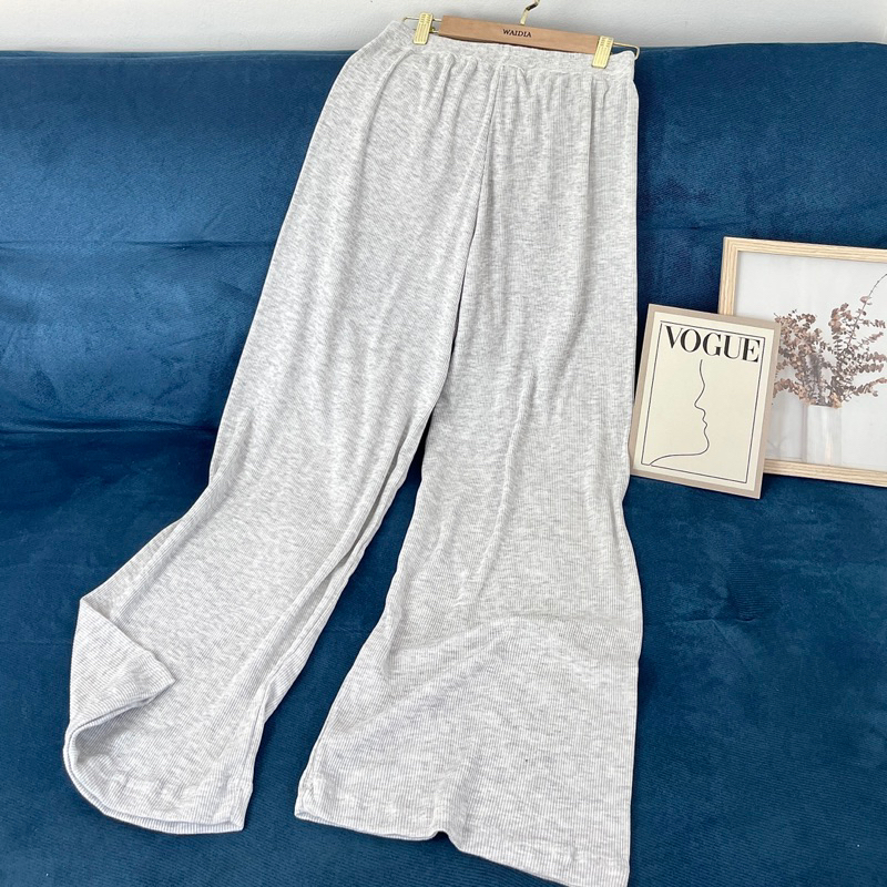 WAIDIA - HAGIA KNIT PANTS RIB KNIT PANTS KNIT PANTS