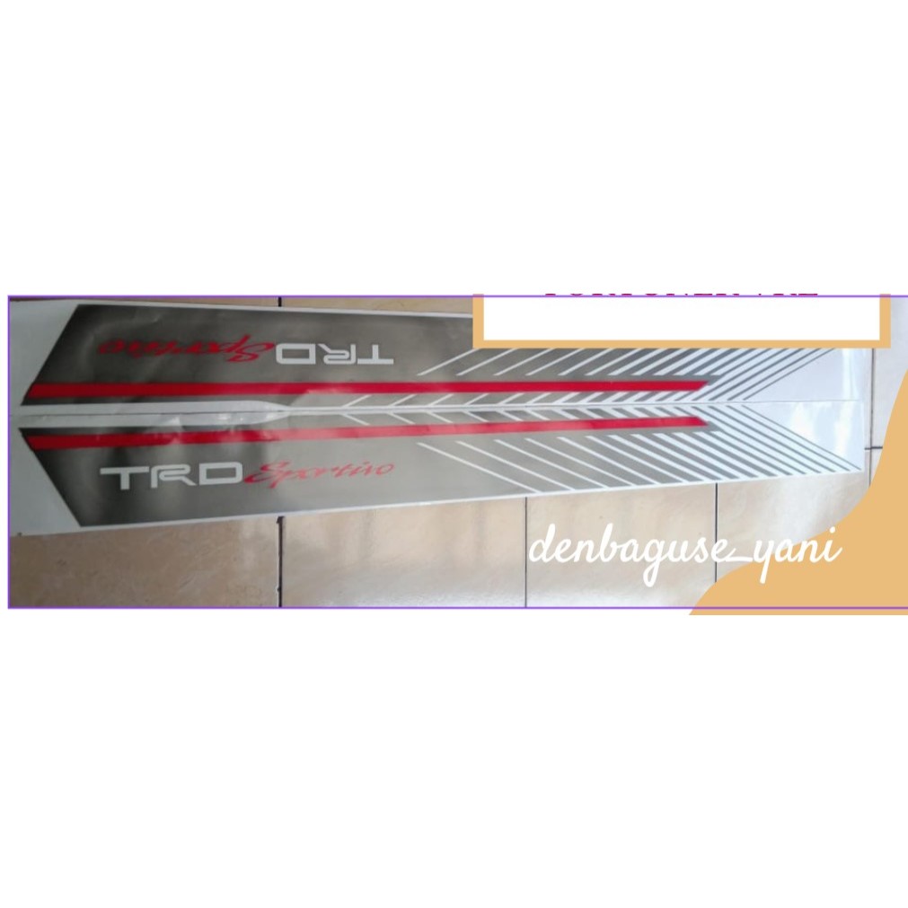 สติ๊กเกอร์ Fortuner VRZ / สติ๊กเกอร์ Fortuner VRZ 2016 - 2020 / สติ๊กเกอร์ Fortuner trd sportivo / F