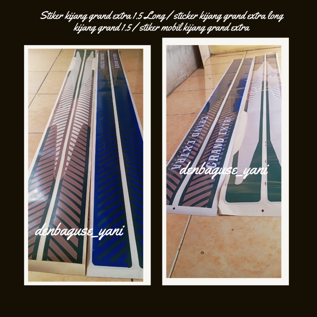 Kijang Grand Extra 1.5 สติ๊กเกอร์ยาว / สติ๊กเกอร์ Kijang Grand Extra Long Kijang Grand 1.5
