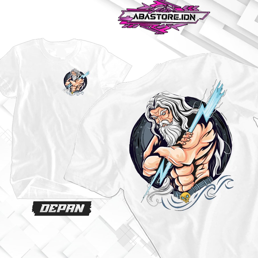 ABASTORE.IDN-SUKAEK ZEUS T-SHIRTS-COOL เสื้อยืดจาก ABASTORE.IDN-COOL และ TRENDY T-SHIRTS-ZUES X1000