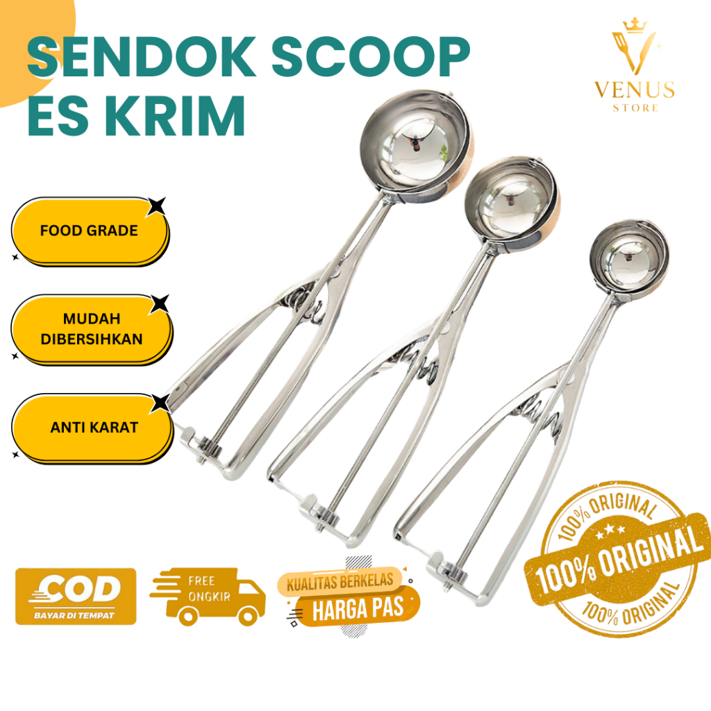 ICE CREAM MEASURING SPOON ICE CREAM SCOOP BUFFET SPOON VEGETABLE LADDER SOUP SAUCE STAINLESS SHELL W