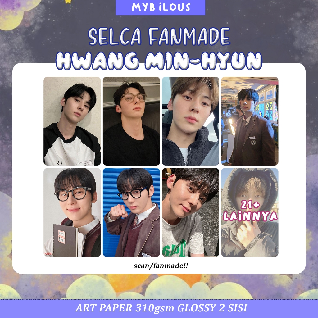[UNOFFICIAL] KOREA ACTOR - HWANG MIN HYUN STUDY GROUP PHOTOCARD FANMADE