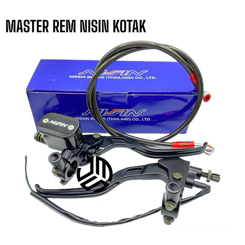 BRAKE MASTER ชุดท่อกล่อง PLUS ท่อเบรคด้านหน้า 90 ซม.LENGTH UNIVERSAL สําหรับรถจักรยานยนต์ทั้งหมด