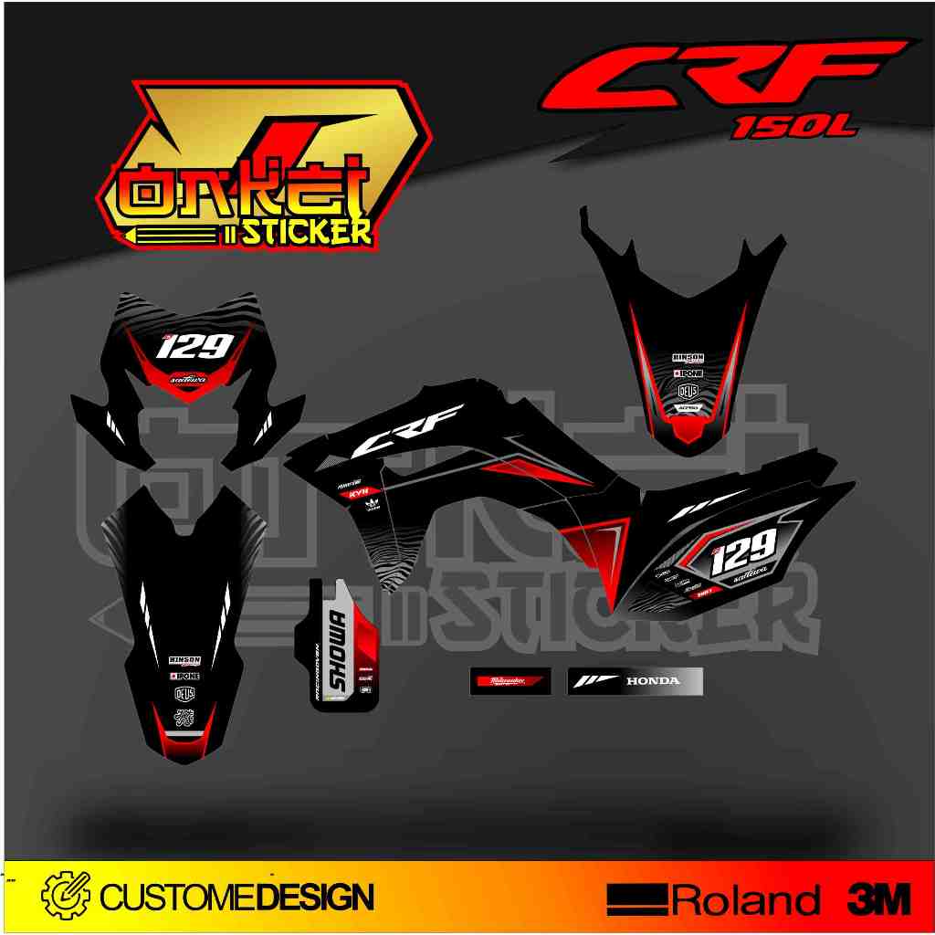 สติ๊กเกอร์ดีคอล CRF 150 ลิตร SC2