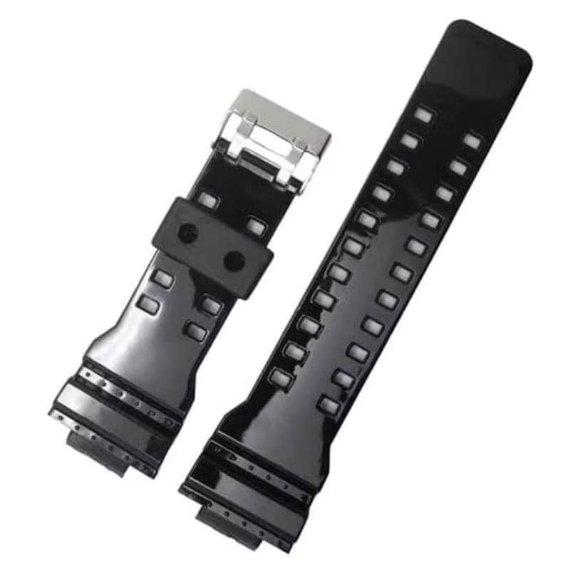 CASIO G-SHOCK GAC 100 GD 100 GDF 100 GLOSSY BLACK WATCH STRAP