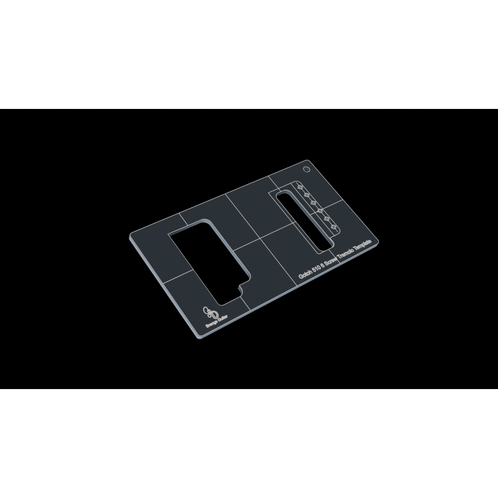 Tremolo Gotoh 510 6 สกรูแม่แบบอะคริลิค 5 มม