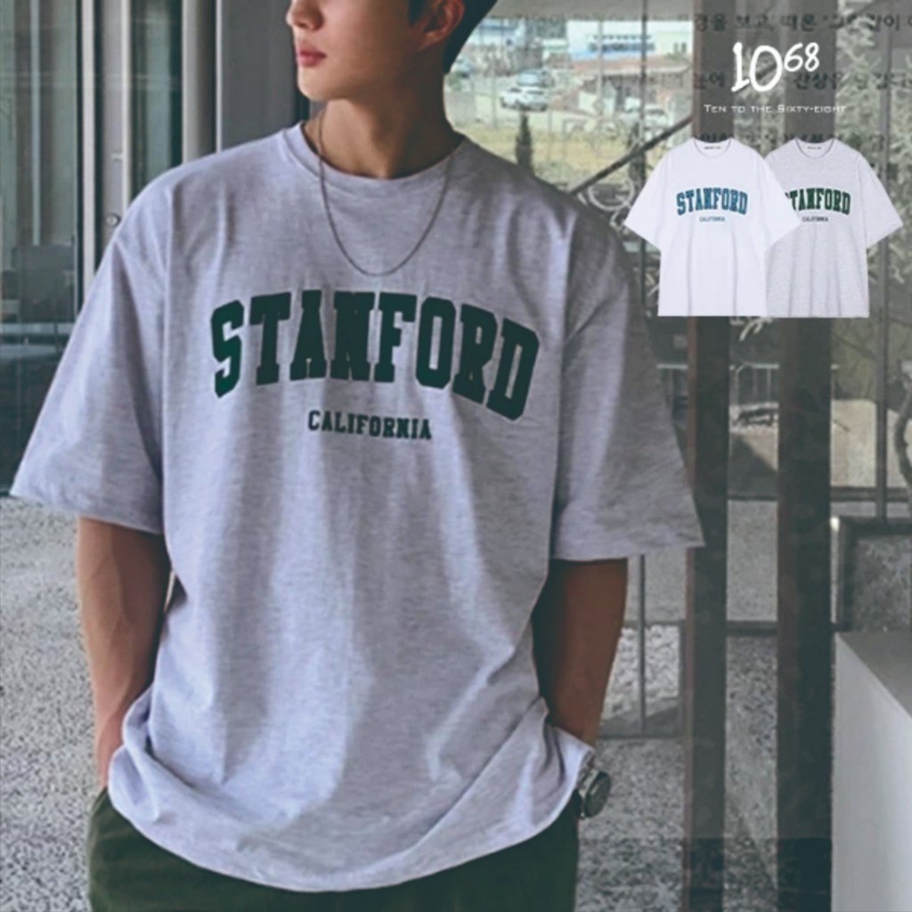 เสื้อยืด Stanford California เสื้อยืดขนาดใหญ่ 7XL 6XL 5XL 4XL 3XL 2XL เสื้อยืดจัมโบ้ unisex ditro เส
