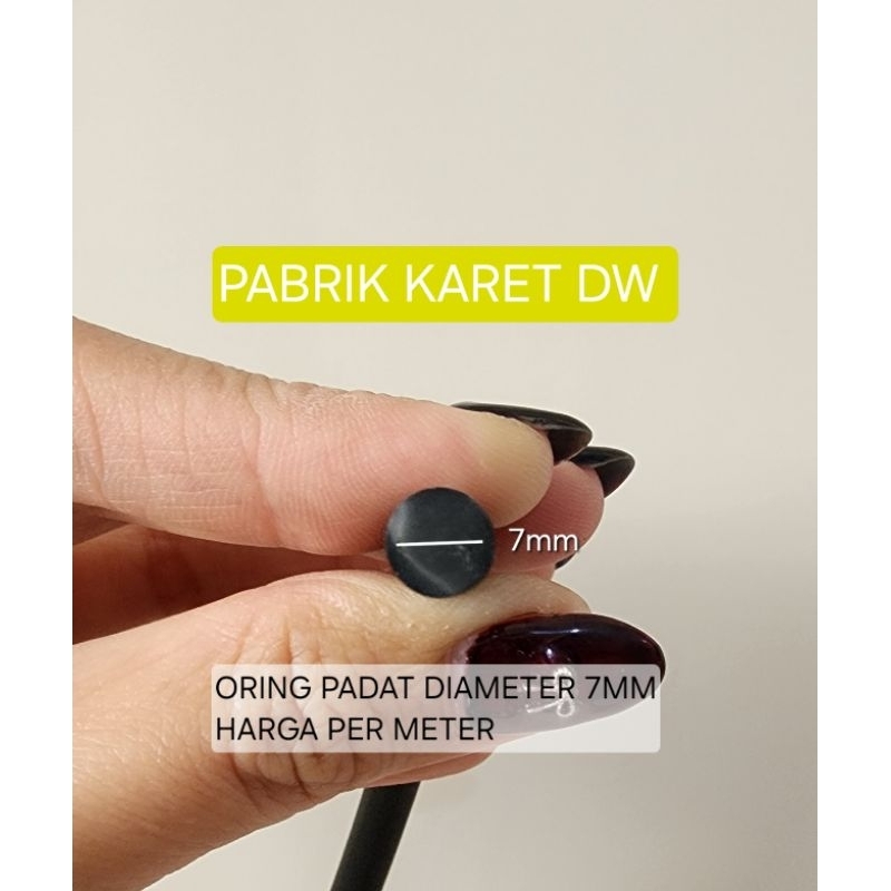 สายไฟ Oring 7mm O ring 7 milli O ซีลเมตร 7 mm สายยาง