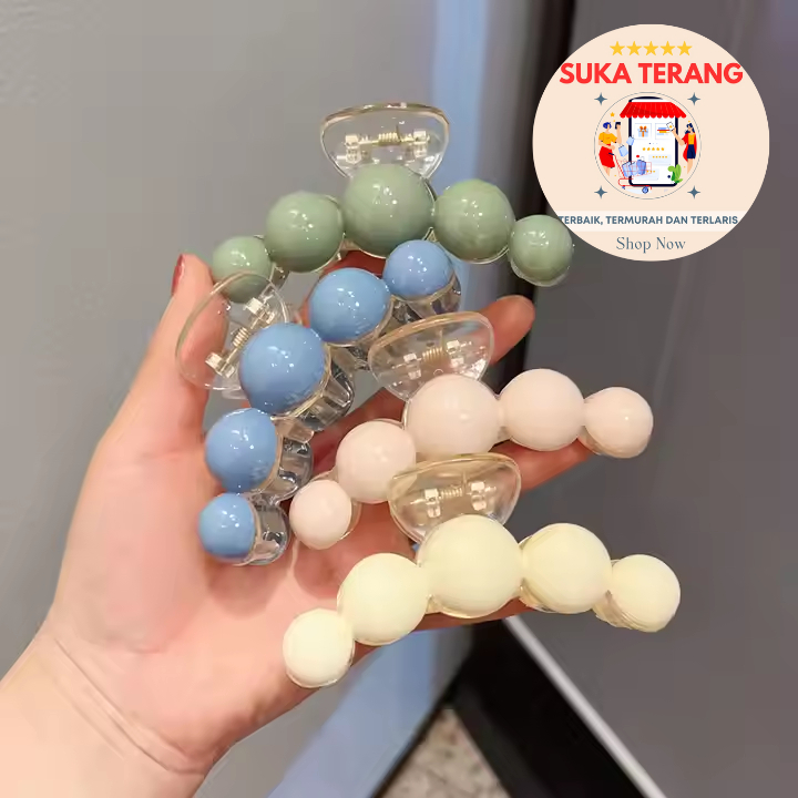 ST 11CM กิ๊บติดผม Pearl Motif สไตล์เกาหลี กิ๊บติดผมหรูหราระดับพรีเมียม