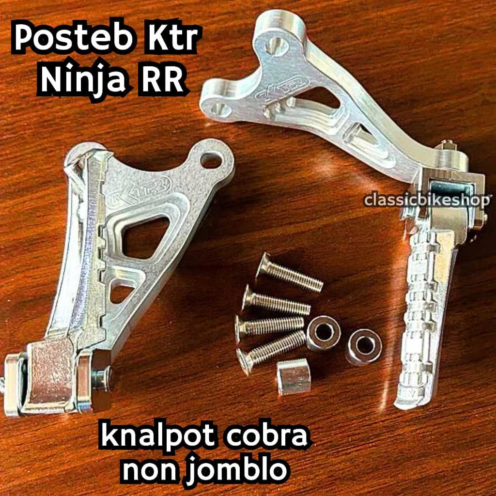 หลัง Posteb Power Footstep Ninja Rr Non Single Ktr ท่อไอเสีย Cobra KTR