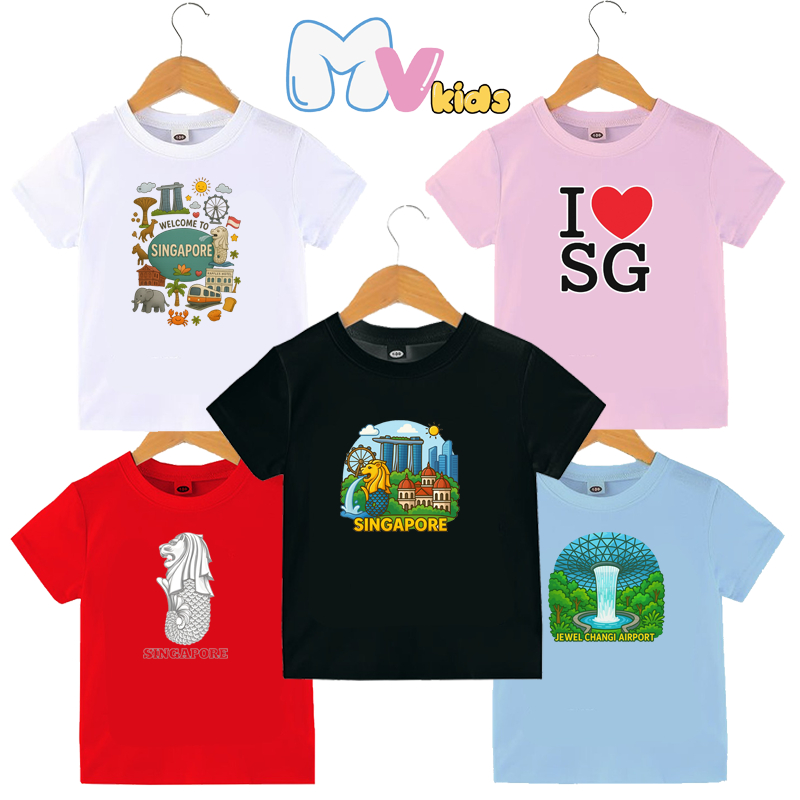 เสื้อยืดเด็ก By Singapore Childrens Tops By2