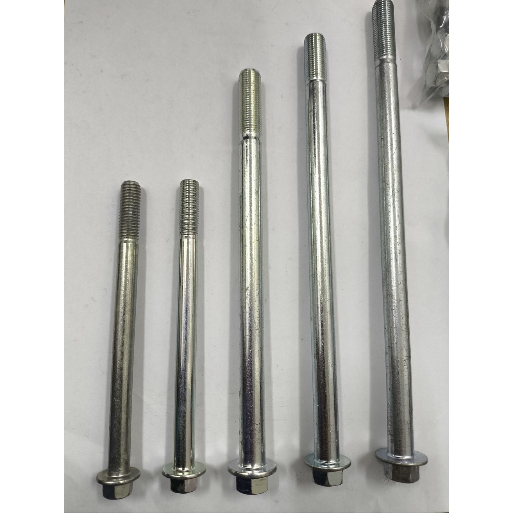 เพลาล้อหน้า / หน้าแปลนหกเหลี่ยม M10x135 / M10x135x1.25 / M12x195x1.25 / M12x205x1.25 / M12x215x1.25 