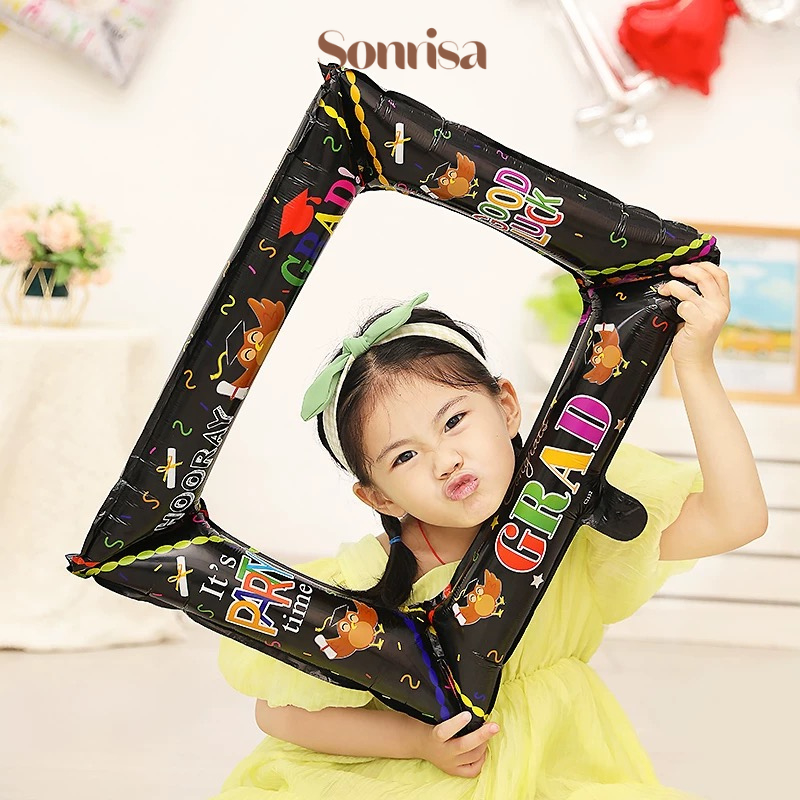 ลูกโป่งฟอยล์กรอบรูป HBD / ลูกโป่งกรอบรูป HBD / ลูกโป่งกรอบ / ภาพถ่าย HBD