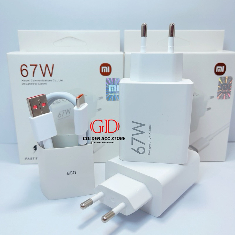 XIAOMI TYPE C 67W / 67WATT TURBO FAST CHARGING CHARGER ต้นฉบับ 100%