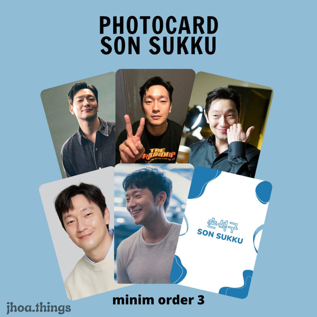 [UNOFFICIAL] PHOTOCARD SON SUK KU SUKKU SEOK GU ACTOR KOREA DORAKOR MY LIBERATION NOTES HEAVENLY EVE