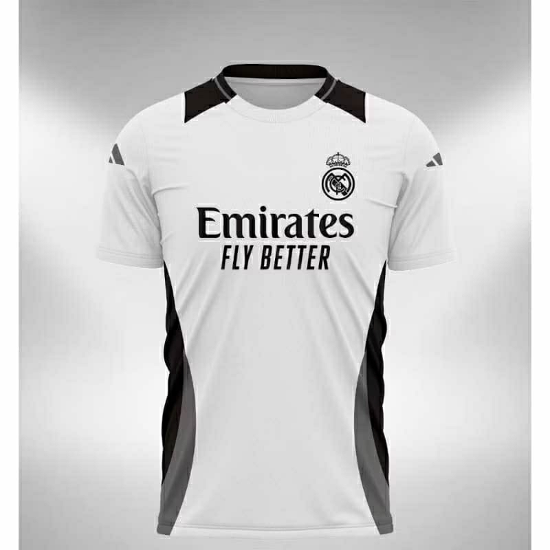 R MADRID TRAINING JERSEY 2024/2025 | ชื่อและหมายเลขกลับฟรี