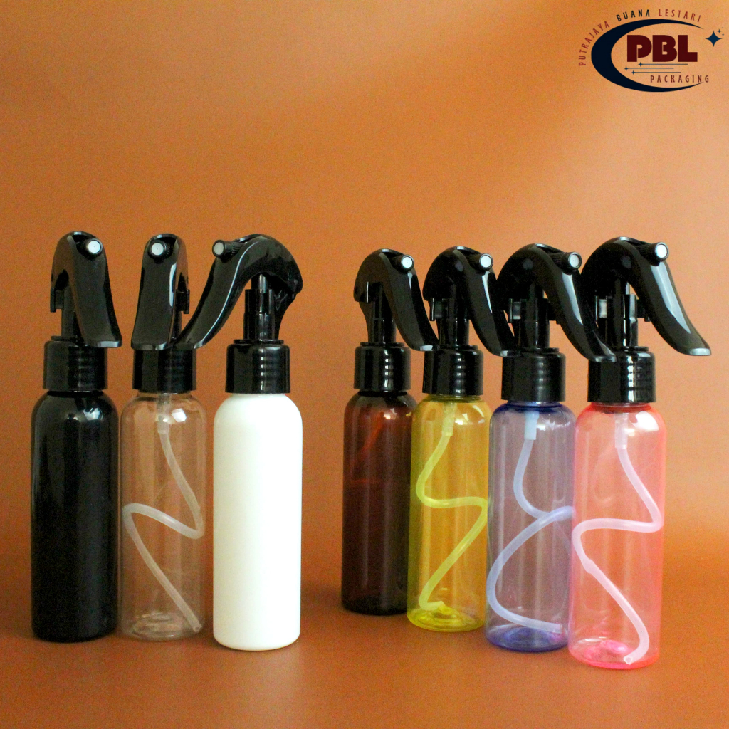 ขวดสเปรย์ทริกเกอร์ 100 มล. / ขวดทริกเกอร์ 100 มล. / ขวดสเปรย์ 100 มล. - ITD คอ 24 ฝาทริกเกอร์สีดํา