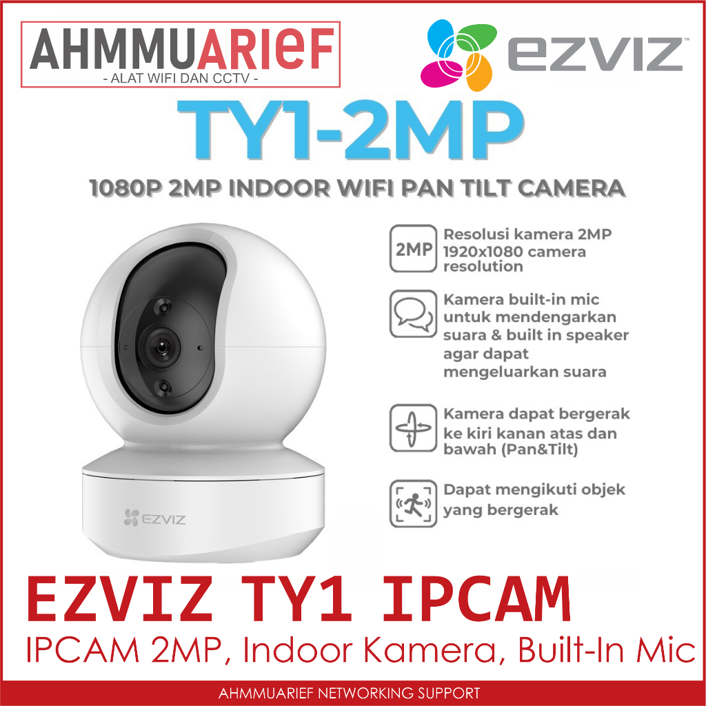 กล้องวงจรปิด EZVIZ TY1 TWIN C6N 2MP 3MP 4MP IPCAM