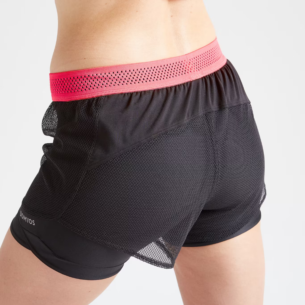 กางเกงขาสั้นออกกําลังกาย Decathlon Domyos 520 สําหรับผู้หญิง Cardio