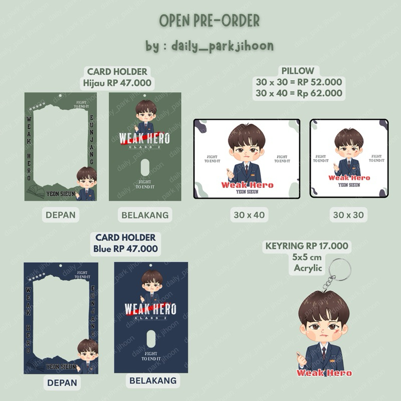 ที่ใส่การ์ด, KEYRING PARK JIHOON / YEON SIEUN โดยทุกวัน_parkjihoonOI