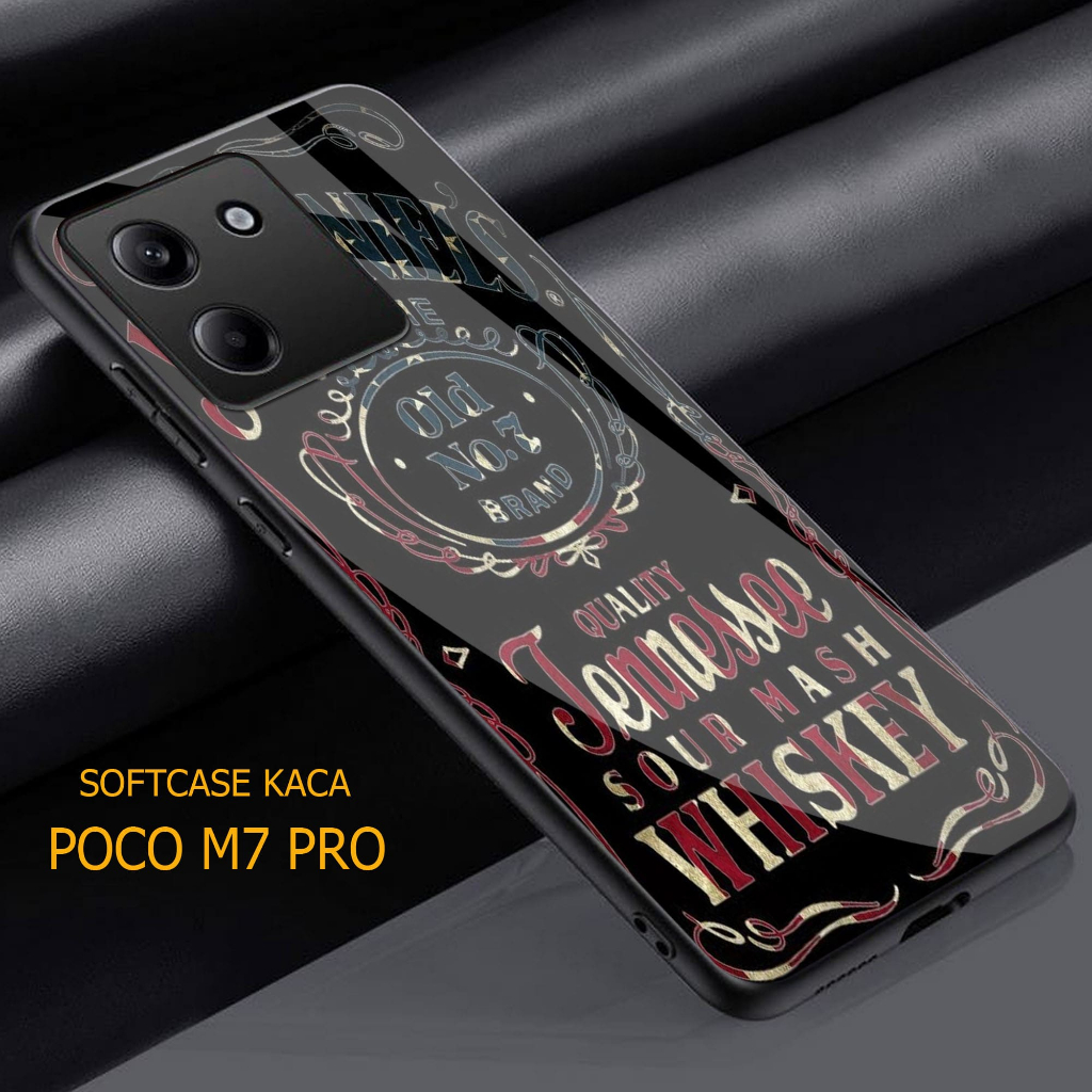 HP Glitter Glass เคสโทรศัพท์สําหรับ POCO M7 PRO 5G - Infinix POCO M7 PRO 5G เคสโทรศัพท์ - K07