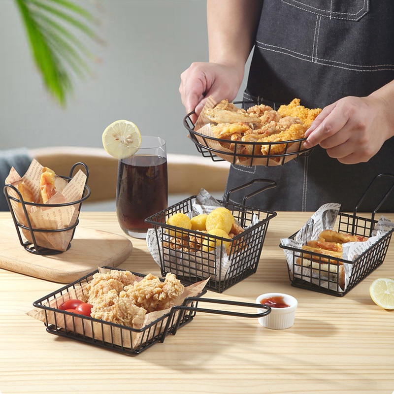 Haneiga Tray French Fries Basket French Fries Basket Snack Plate