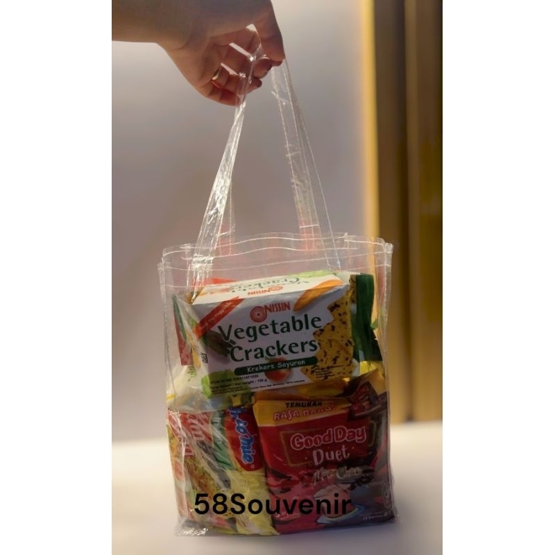 Goodie Bag ของที่ระลึก P20xW13xH25 ไมก้าใส