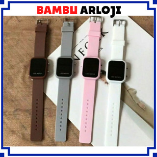 BAJ JAM TANGAN WANITA PRIA DIGITAL RUBBER LED WATCH ORIGINAL HIGH QUALITY PREMIUM JF087