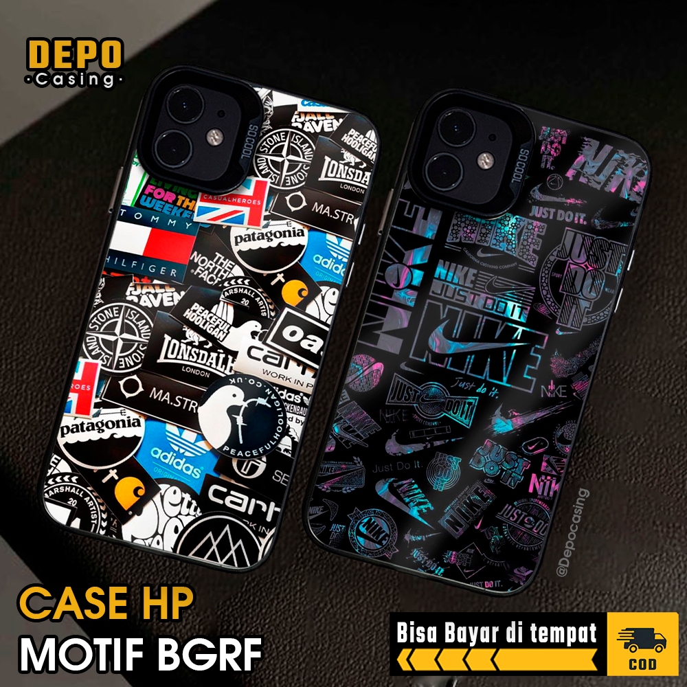 HP Poco M6 M6 Pro X5 X5 Pro X6 X6 Pro Depo Casing [BGRF] Premium Case So Cool Hologram Matte Hard Ca