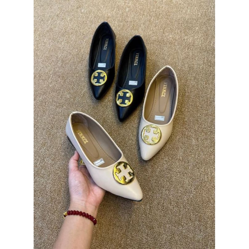 Vinnci Office/College Flatshoes FREE BOX| รองเท้าส้นสูงปาร์ตี้อินเทรนด์ | รองเท้าแตะผู้หญิง | รองเท้
