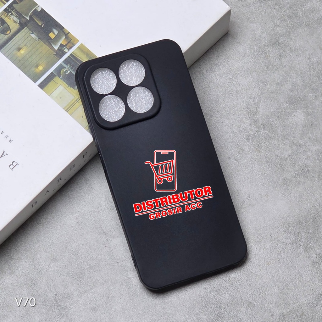 ZTE NUBIA V70 ZTE NUBIA V70 ออกแบบกรณี MACAROON สีดําพรีเมี่ยม SOFT CASE สีดํา ZTE NUBIA V70 ZTE NUB