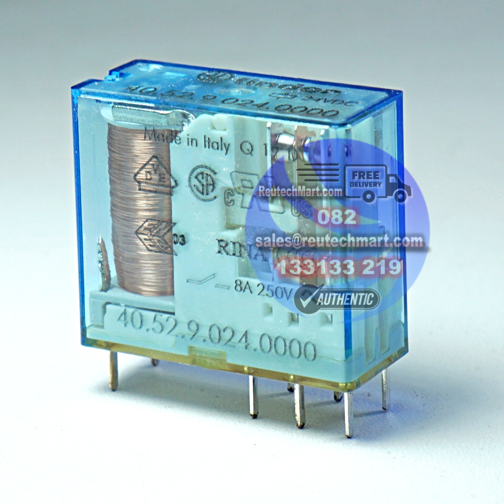 Finder 40.52.9.024.0000 8A 250V Coil 24Vdc Relay Finder 40.52 24Vdc