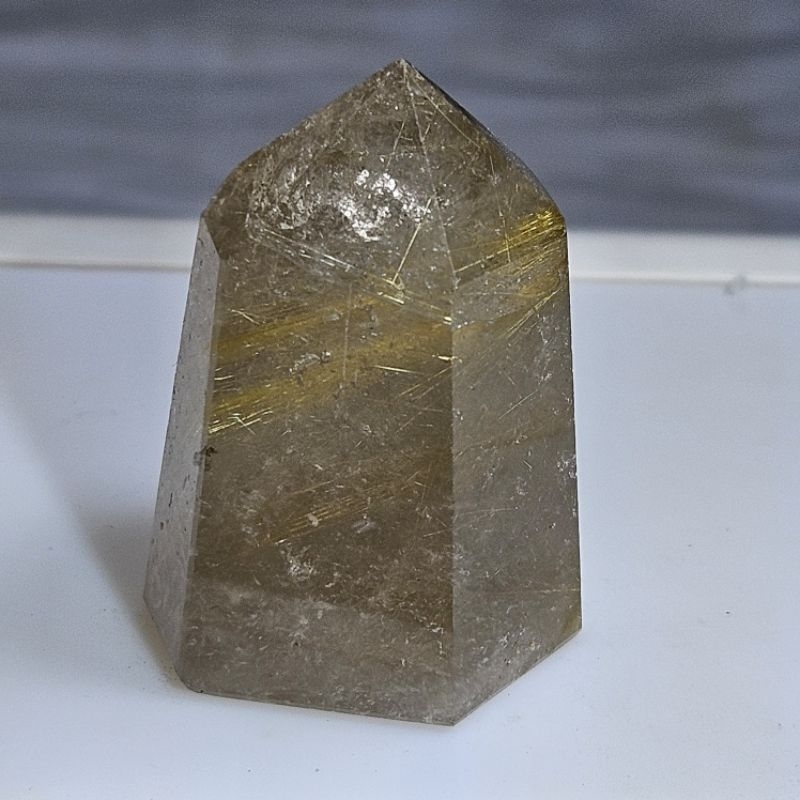 Gold Rutile Tower คริสตัลธรรมชาติ (GR8)