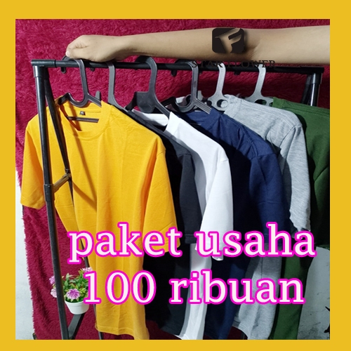 แพคเกจ 6 ชิ้น 100 พันผู้ชายเสื้อยืดขนาด ML XL DISTRO MENS T-SHIRTS MENS TOPS