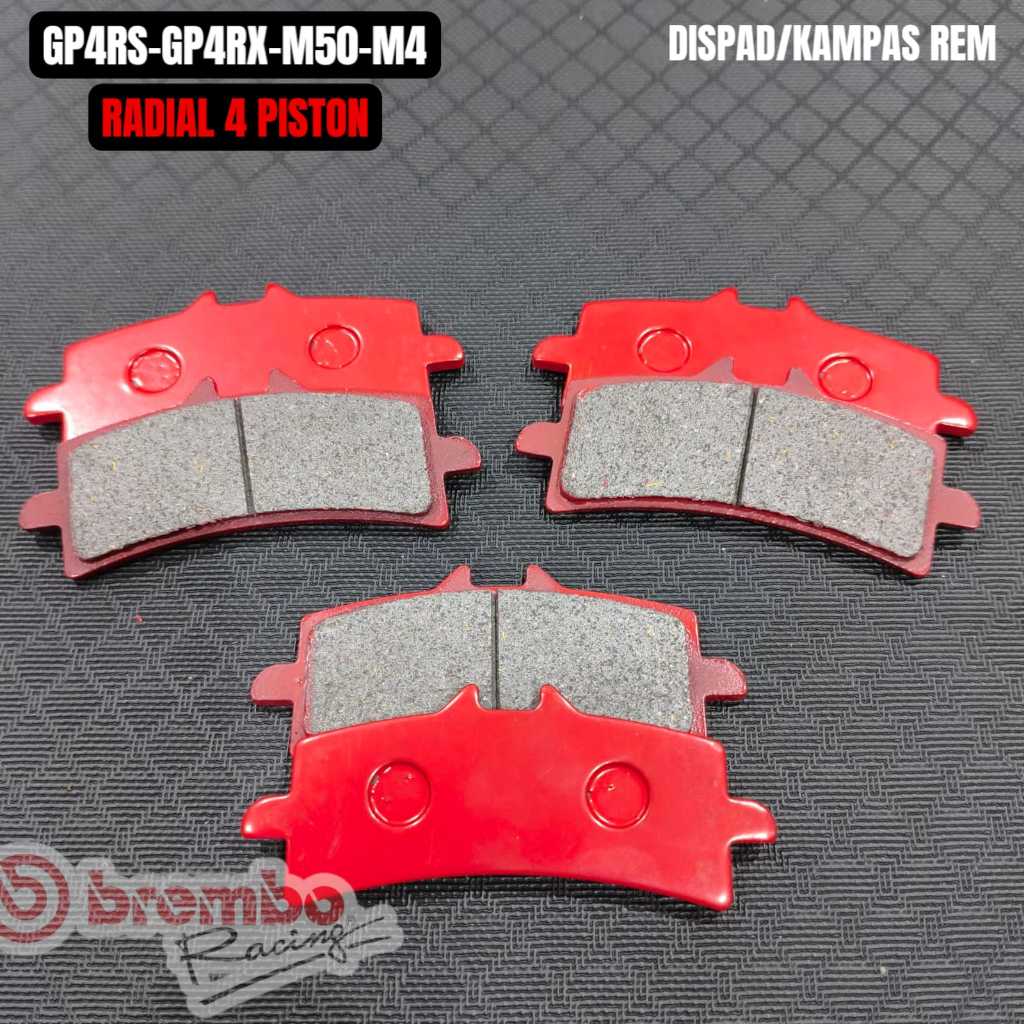 4P GP4 GP4RS GP4RX M50 M4 CALIPER BRAKE PADS DISPAD 4 PISTON CALIPER PAIR PRICE55