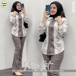 Baju Setelan Wanita Premium Stacy Set By Athaya Hijab