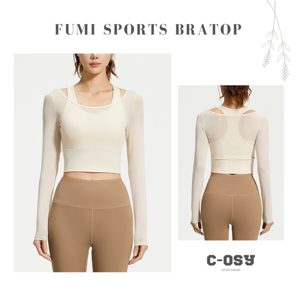 COSY - FUMI Sports Bratop (S-XXL) บราโยคะยิม