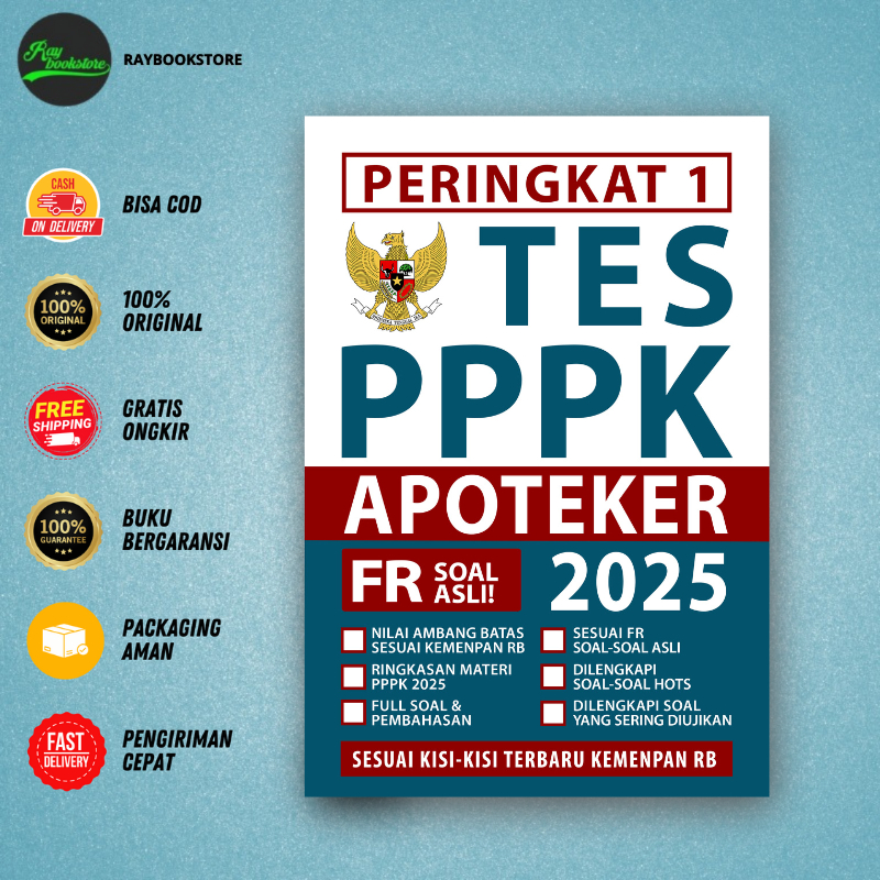 Rank 1 เล่ม PPPK PHARMACY 2025 - Eduka Media